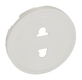Накладка на розетку CELIANE, с заземлением, белый